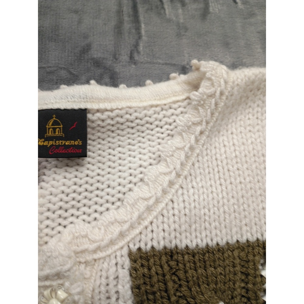 Capistranos Collection Patchwork Knit Cardigan Sw… - image 8